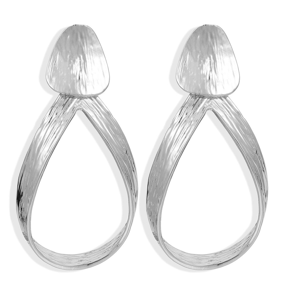 Luxe Twist Teardrop Statement Earrings