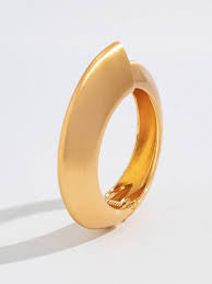 Chunky Gold Statement Bangle Bracelet