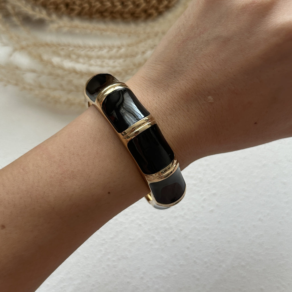 Luxe Bold Geometric Bangle Set 4